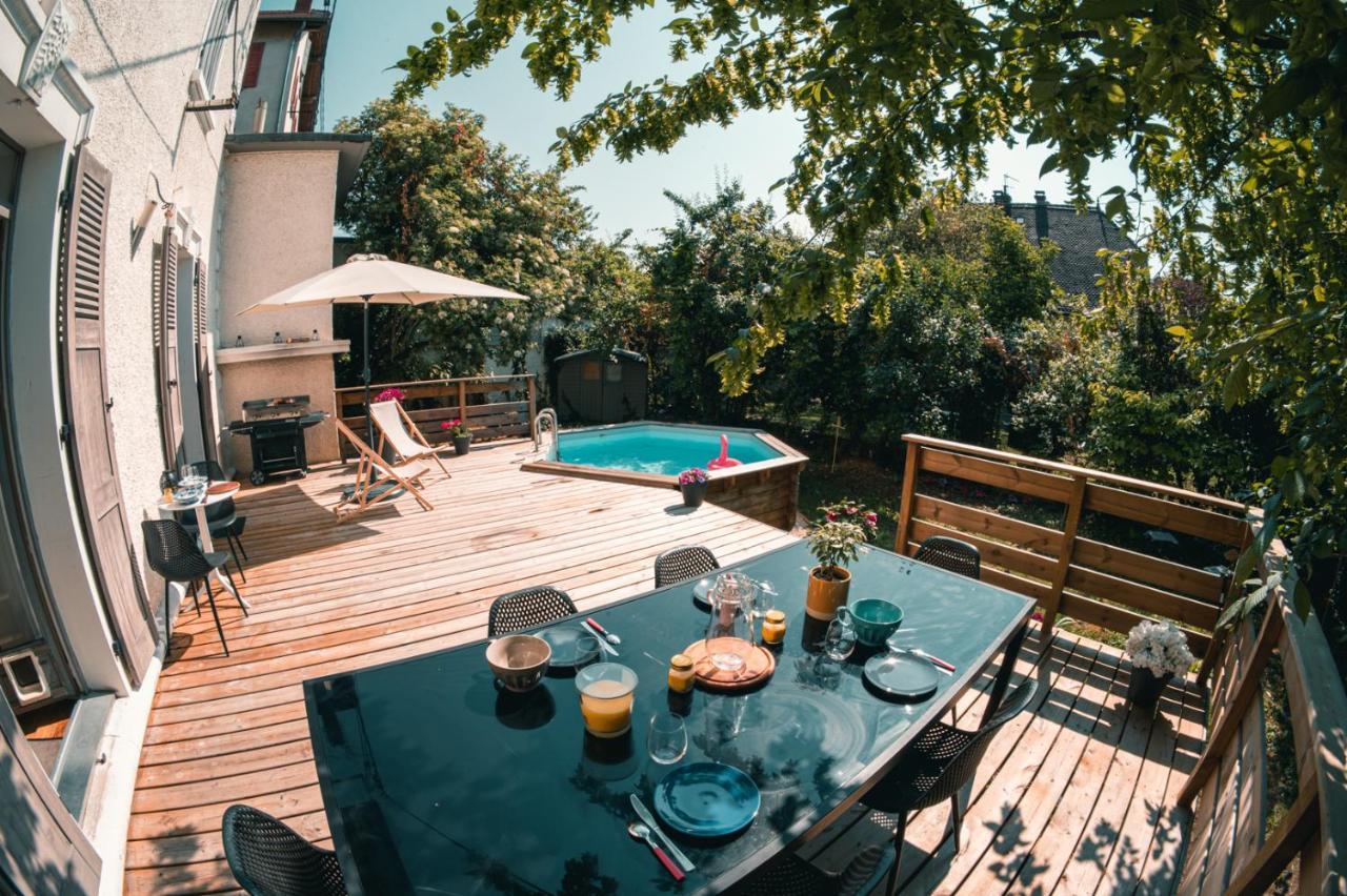 Le Serenite - T3 En Maison De Ville Avec Piscine Annecy Eksteriør bilde