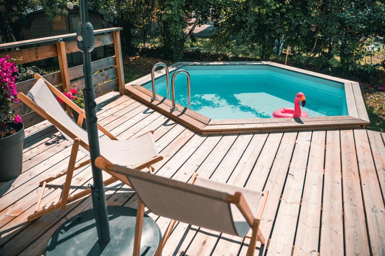 Le Serenite - T3 En Maison De Ville Avec Piscine Annecy Eksteriør bilde